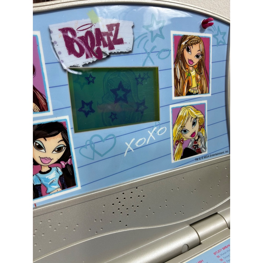 Bratz Learning Laptop Kids Vintage OS Pink Silver Y2K Interactive Toy - Picture 6 of 10